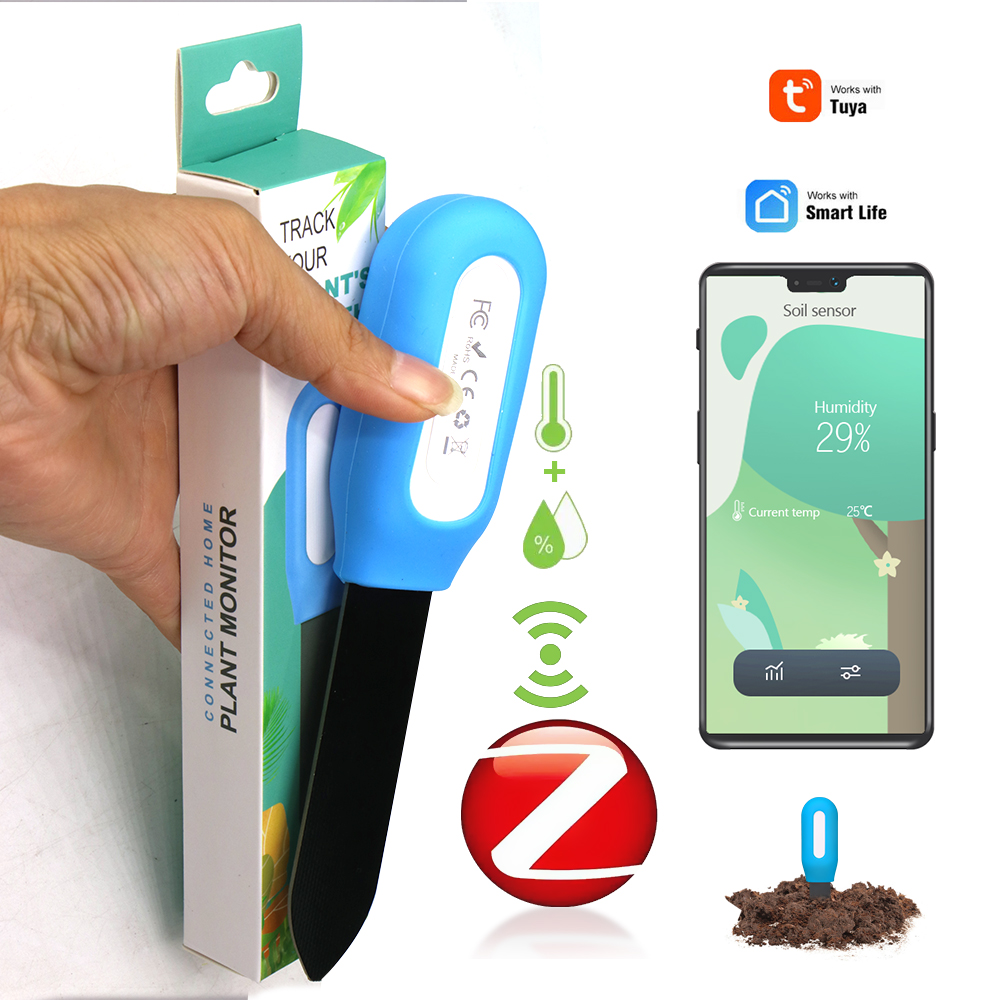 Plant Monitor - Intelligenter Zigbee-Bodensensor für Haus, Garten, Gewächshaus,