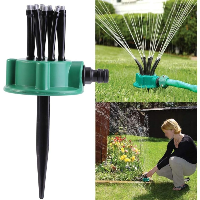 Automatic Watering - 360-Grad Automatischer Gartensprinkler zur Rasenbewässerung mit