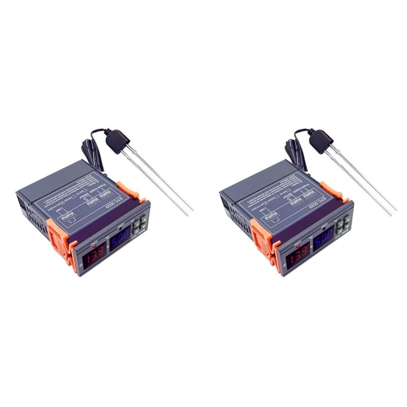Plant Sensor - IALJ-2X STC-3029 Feuchtigkeitsregler, Bodenfeuchtesensor-Modul, Bodenfeuchtigkeitstester für