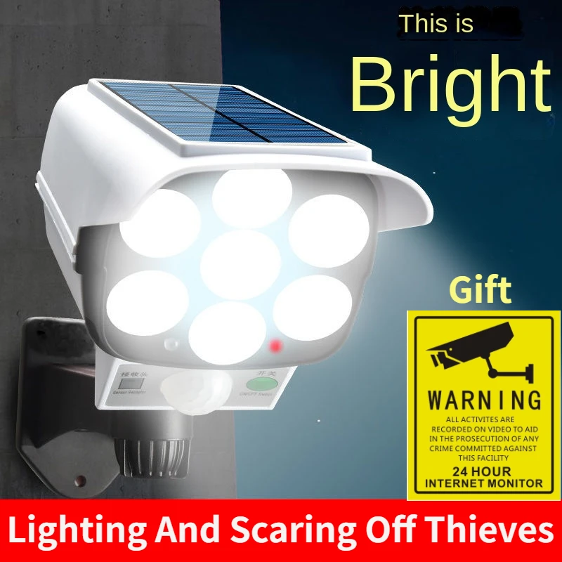 Garden Camera - Outdoor Solar Licht Motion Sensor Sicherheit