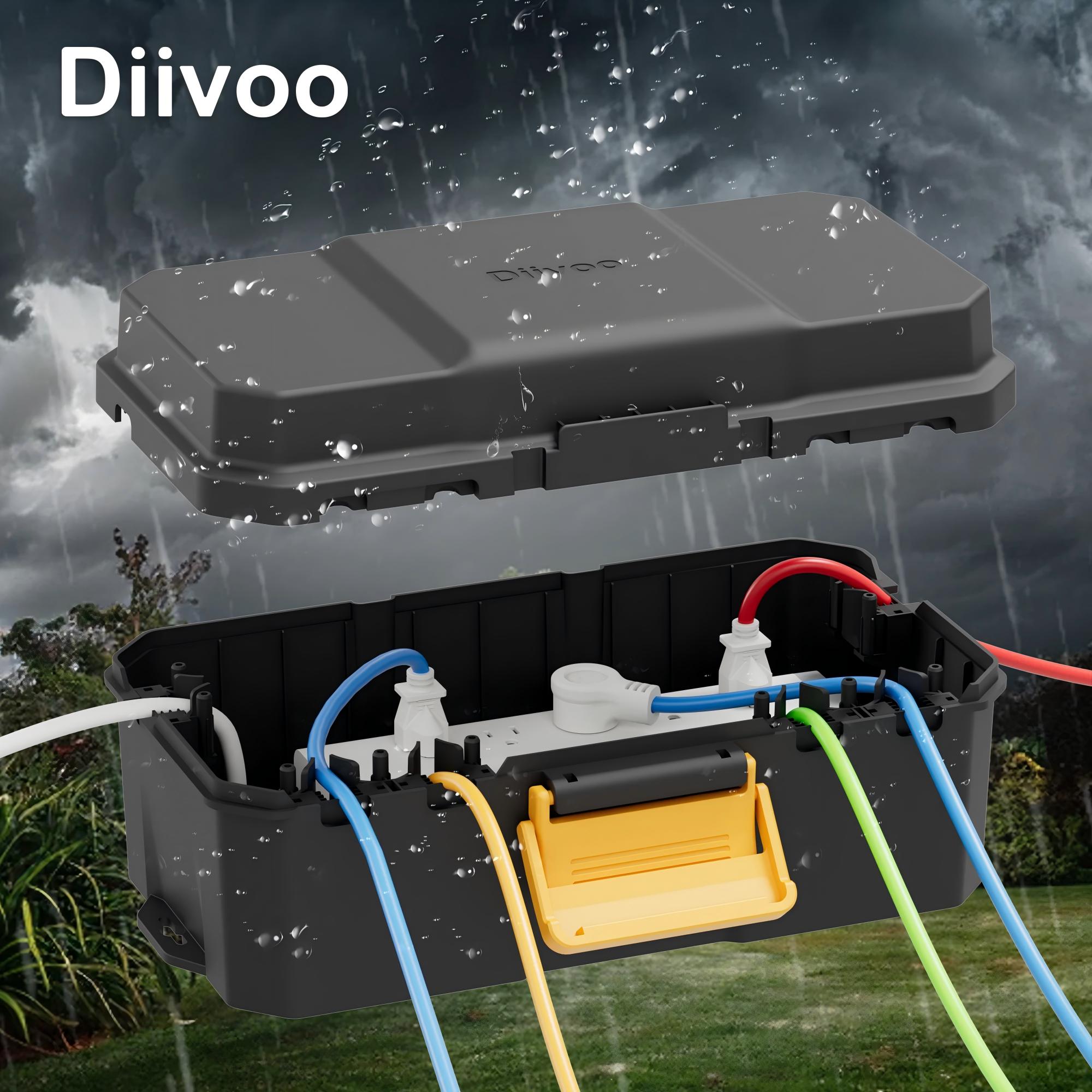 Smart Garden Kit - Diivoo wasserdichte Steckdosenbox für den Außenbereich,
