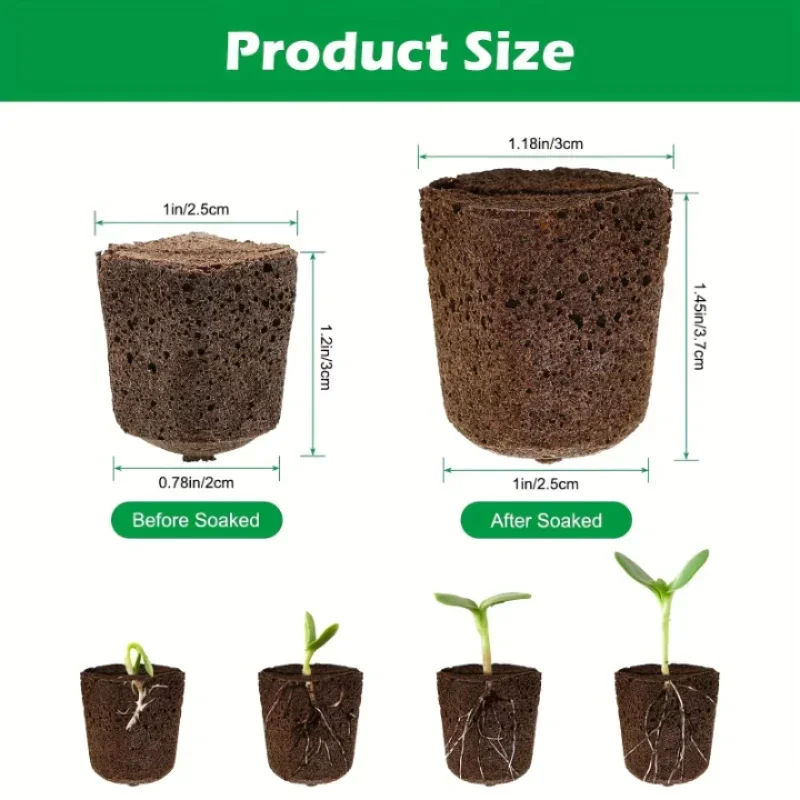 Indoor Garden Kit - Setzling-Starter-Schwamm-Kit für Hydroponische Indoor-Gartensysteme, mit Wachstumsschwämmen