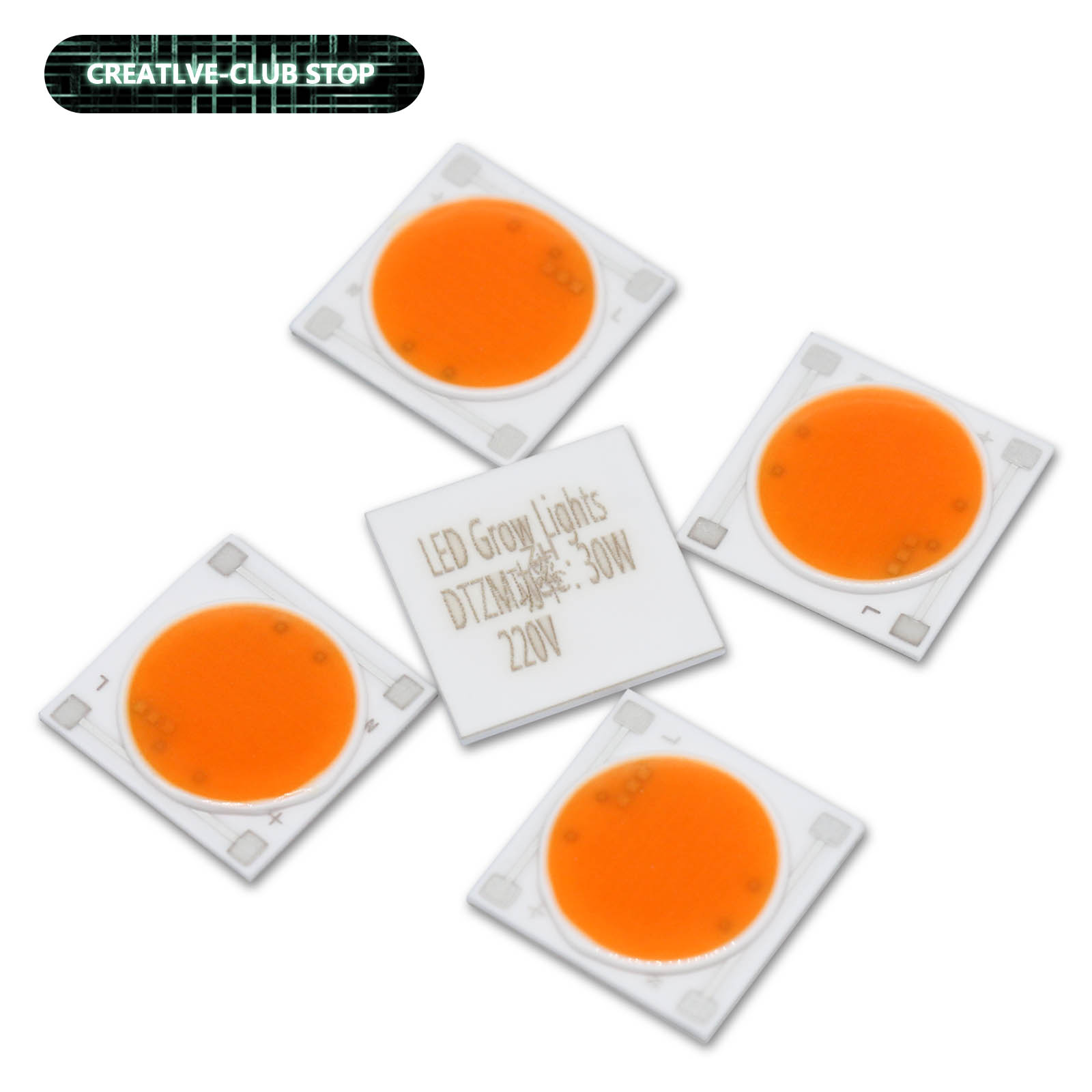 Plant Grow Light Full Spectrum - 5 stücke Keramik Basis LED COB