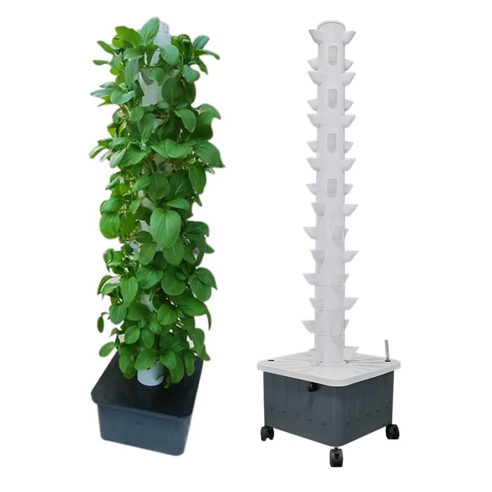 Hydroponic Tower - Vertikaler Hydroponischer Anbauturm Aeroponischer Turm für