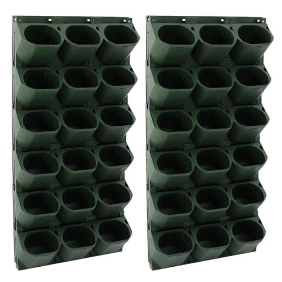Self Watering Planter - 36-fach geteilte selbstbewässernde Wandpflanzbox für den