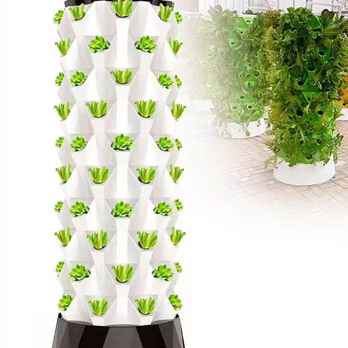 Hydroponic Tower - Automatisches Bewässerungssystem für Landwirtschaft, Hydroponisches Turmsystem,