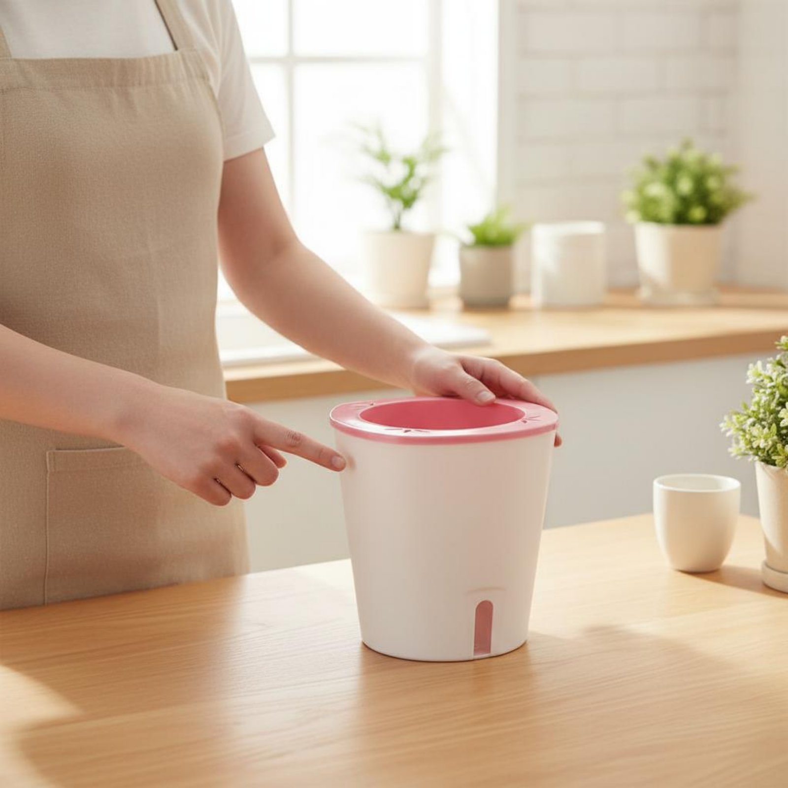 Self Watering Planter - Selbstbewässernder Pflanzkübel, große Größe, selbstbewässernder Topf,