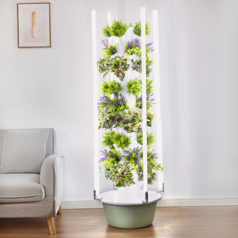 Hydroponic Tower - Mit Led Wachsen Licht Raum Baum