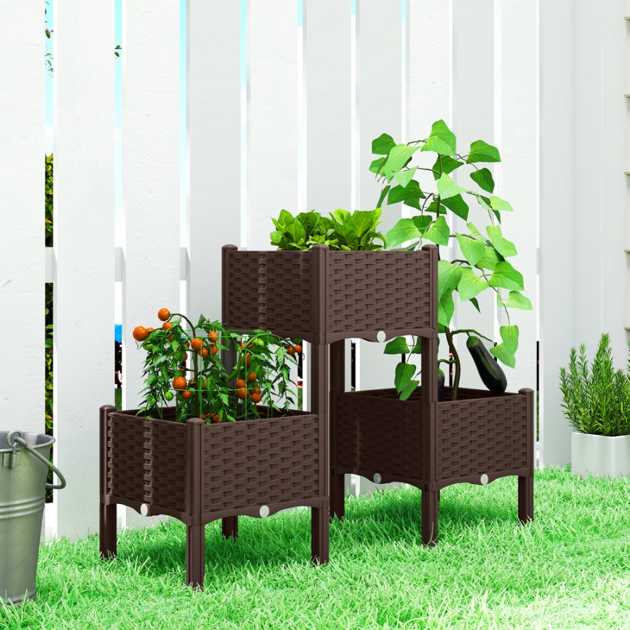 Kunststoff-Hochbeet mit Beinen – Self Watering Planter Bewertung und Preis