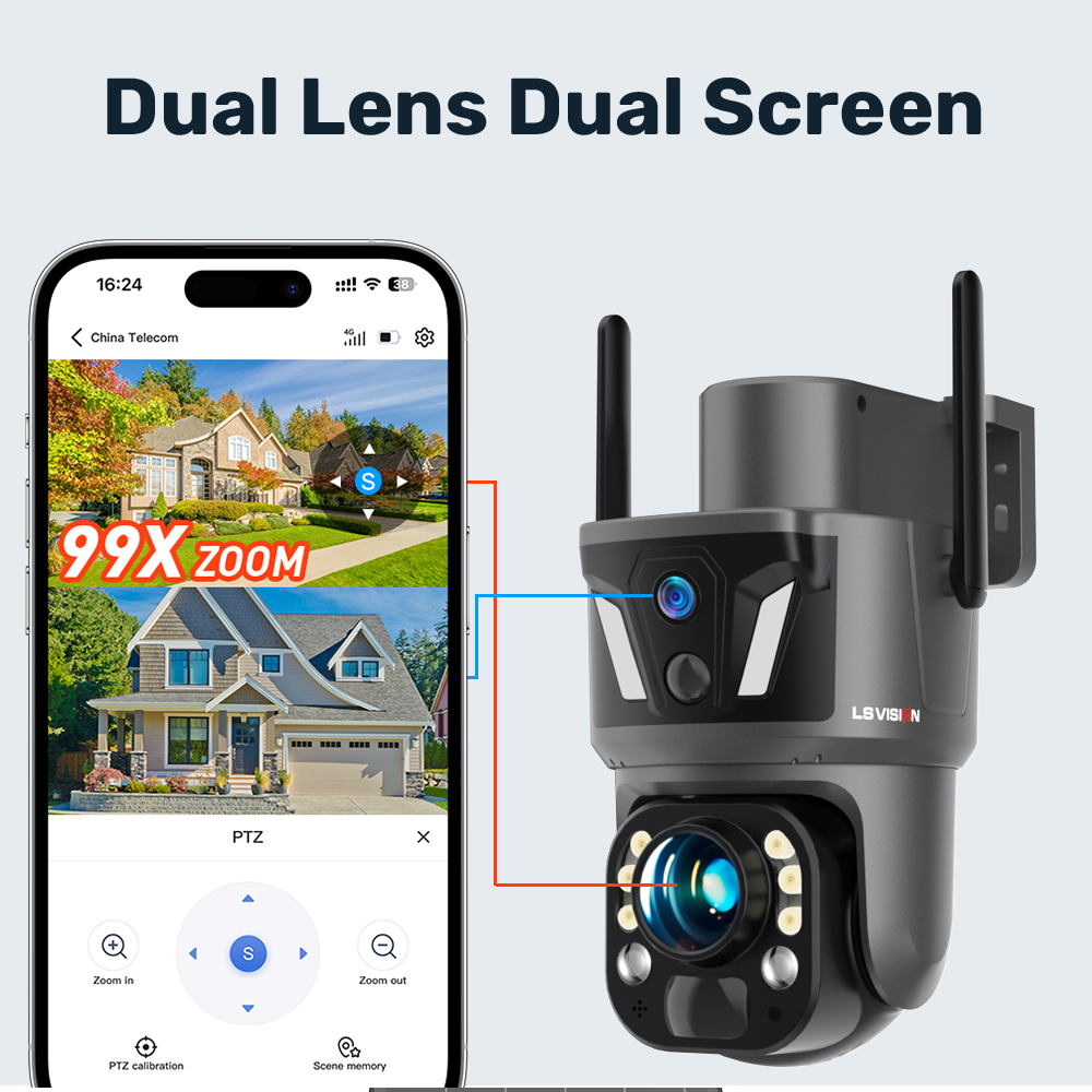 LS VISION 4K 8MP Außen-Überwac – Garden Camera Bewertung und Preis