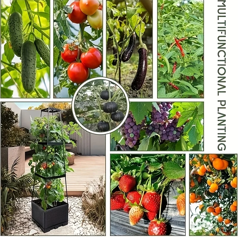 Tomatenständer mit selbstbewäs – Hydroponic Tower Bewertung und Preis