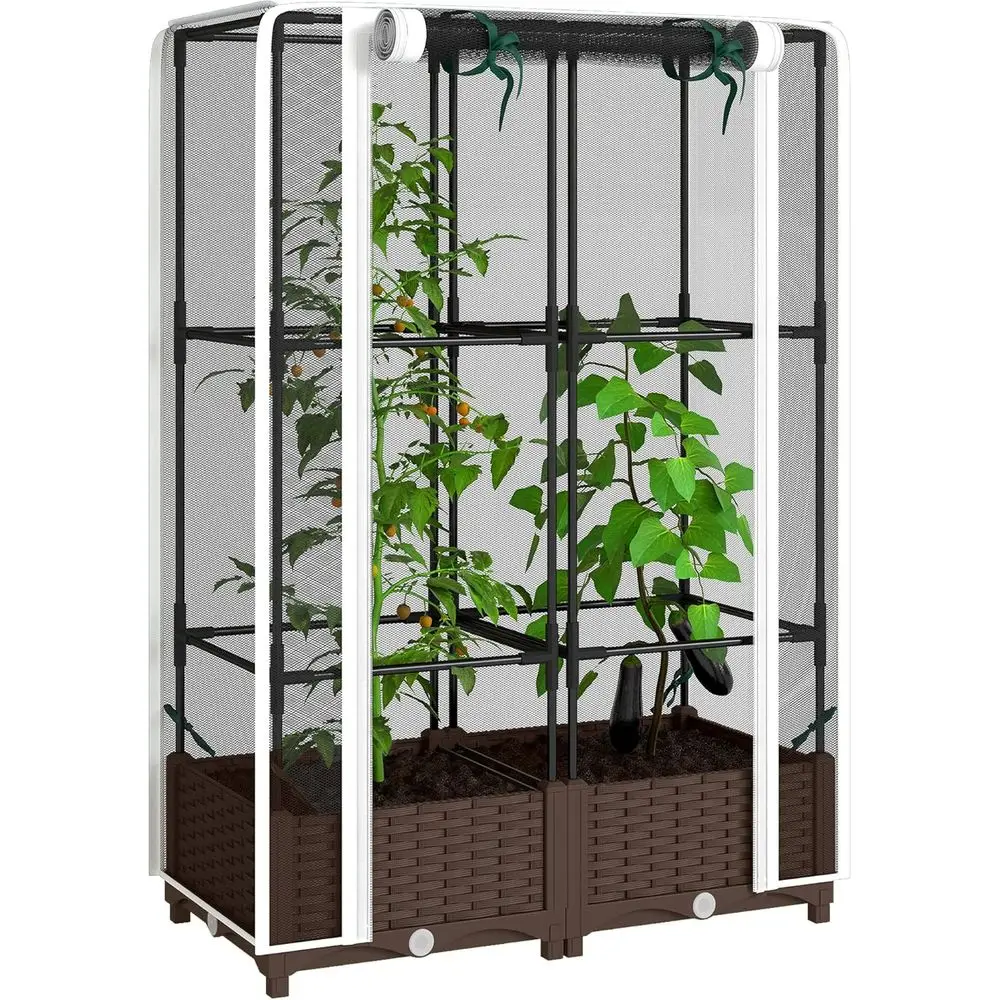 Hochbeet mit Rankgitter, 46,5  – Self Watering Planter Bewertung und Preis