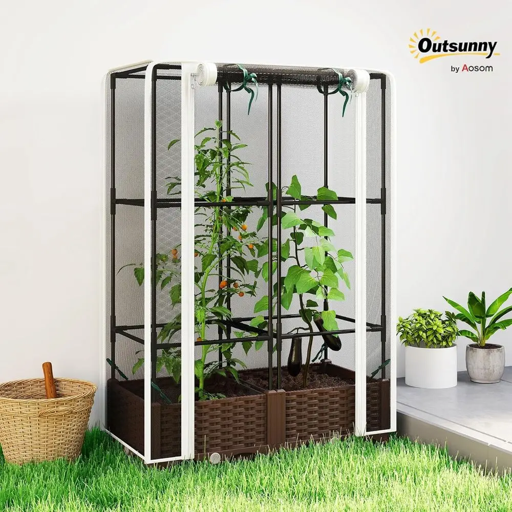Hochbeet mit Rankgitter, 46,5  – Self Watering Planter Bewertung und Preis