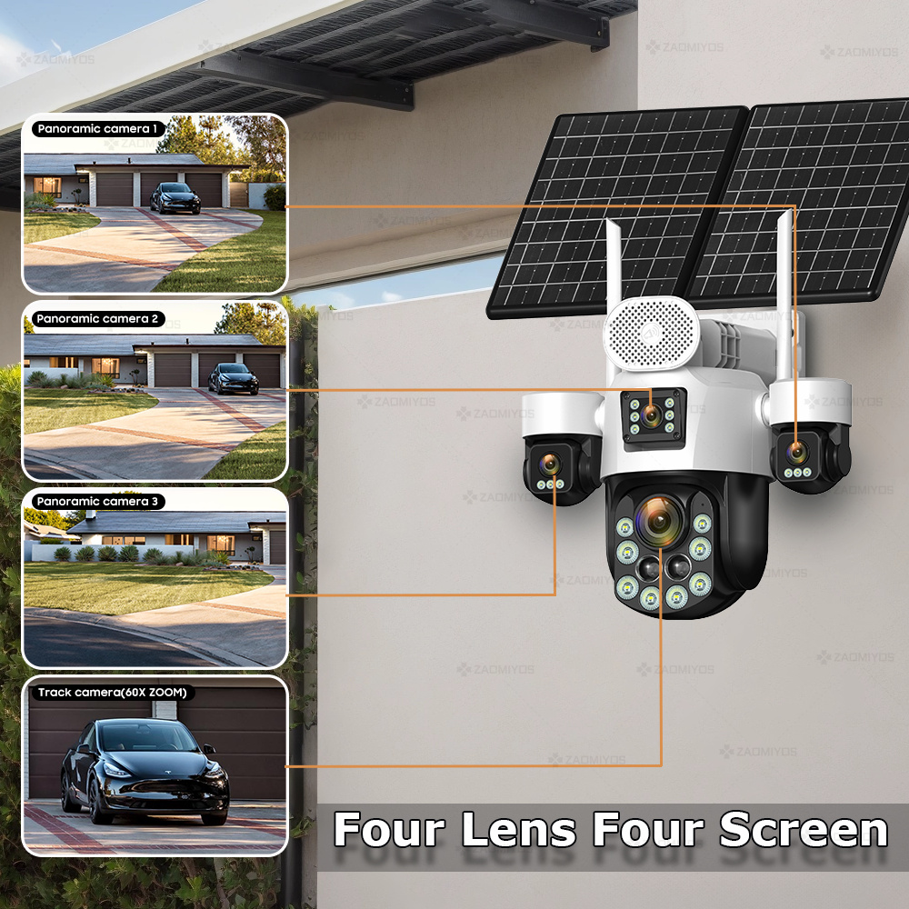 4-Linsen-Outdoor-360-Grad-Kame – Garden Camera Bewertung und Preis