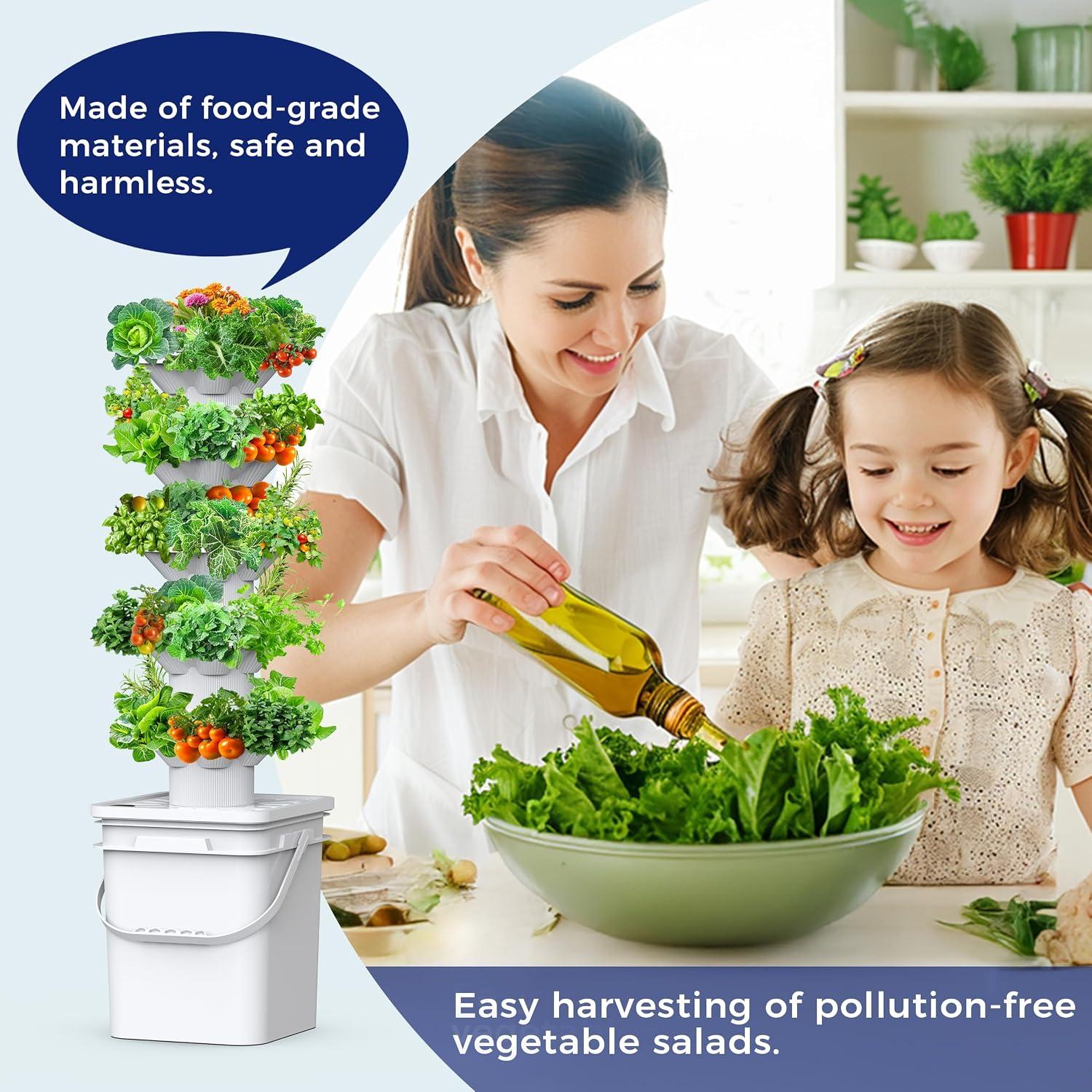 Hydroponisches Anbausystem-Set – Hydroponic Tower Bewertung und Preis
