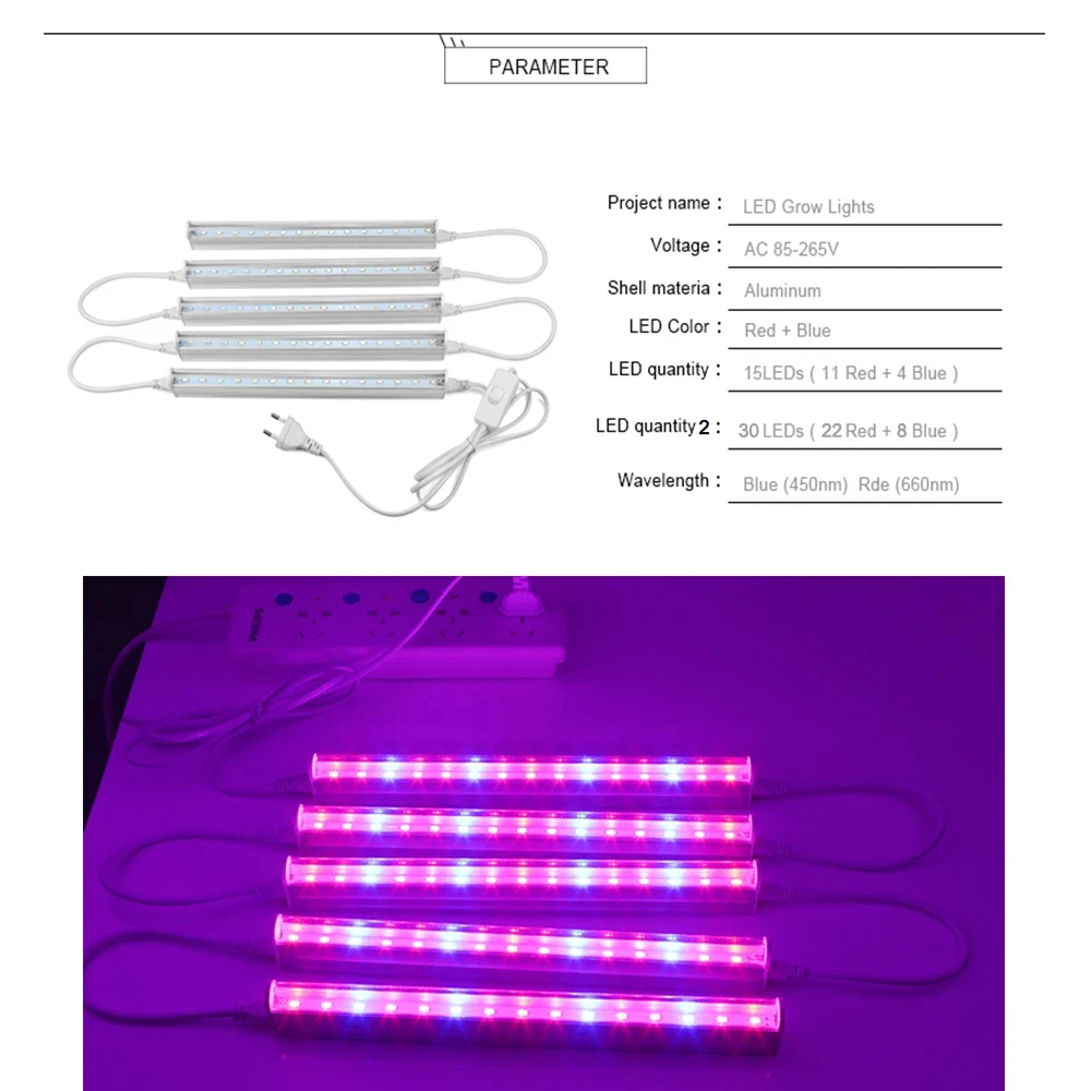 12 Zoll LED Pflanzenwachstumsl – Plant Grow Light Full Spectrum Bewertung und Preis