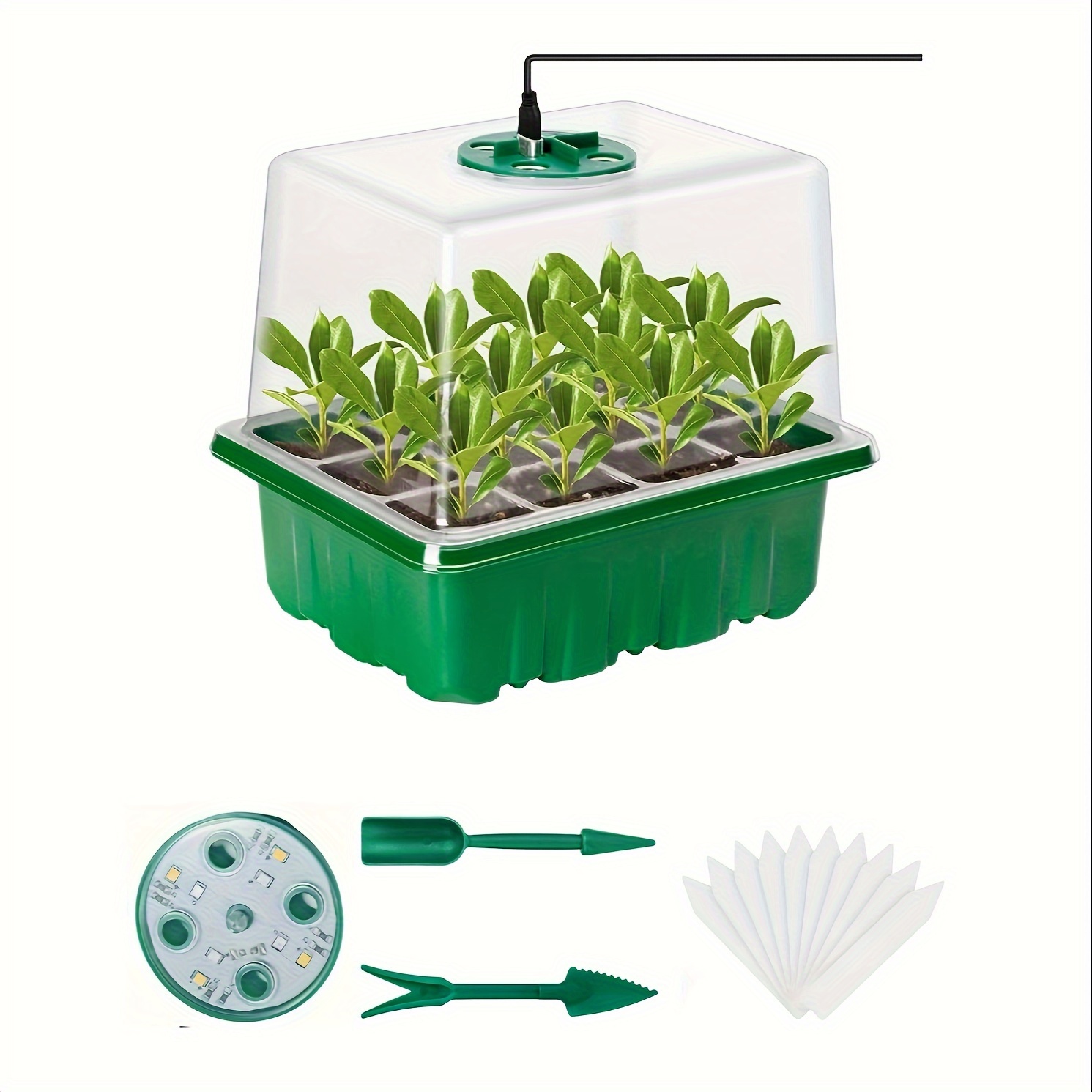 Sämling-Anzuchtset - 1/2/3 Set – Grow Light Led Bewertung und Preis