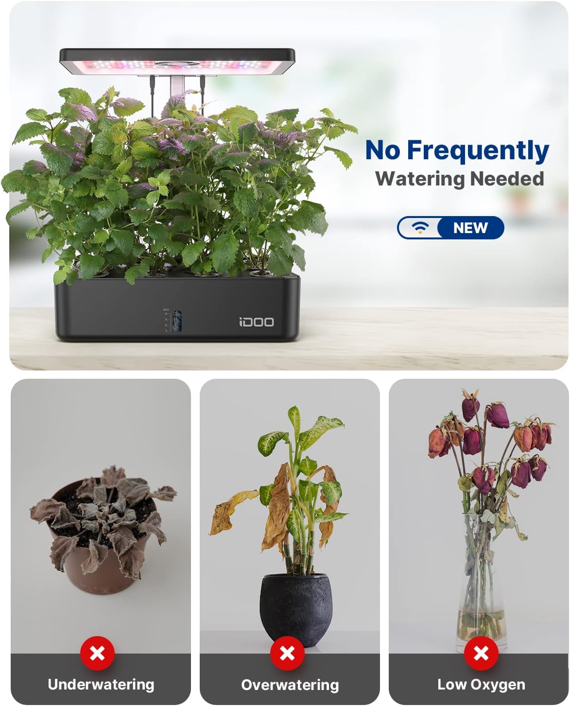 12-Pods-WiFi-Hydroponik-Anbaus – Hydroponic Grow Pod Bewertung und Preis