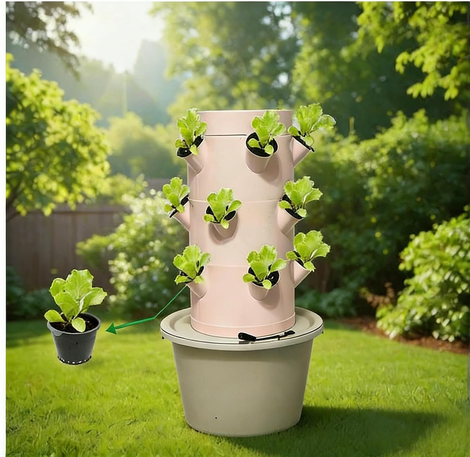 Vertikales Hydroponisches Anba – Hydroponic Tower Bewertung und Preis